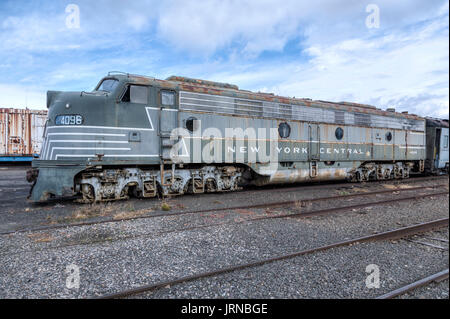 Danbury Eisenbahnmuseum Stockfoto