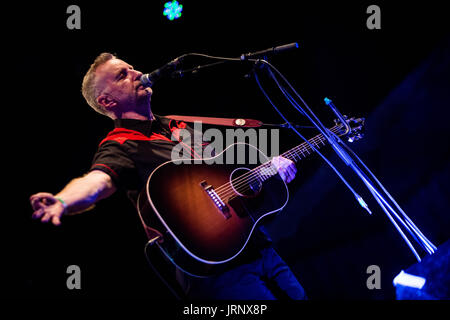 Mailand, Italien. 5. August 2017. Billy Bragg tritt bei Carroponte © Roberto Finizio / Alamy Live News Stockfoto