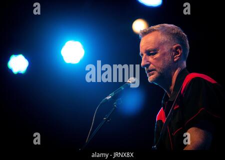 Mailand, Italien. 5. August 2017. Billy Bragg tritt bei Carroponte © Roberto Finizio / Alamy Live News Stockfoto