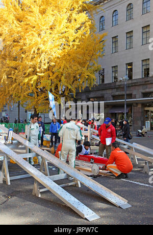 Soap Box Car Event in Yokohama, Japan Stockfoto