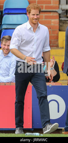 Prinz Harry besucht das Sky versuchen Rugby League Festival in Headingley Carnegie Stadium Featuring: Prinz Harry Where: Leeds, Vereinigtes Königreich bei: Kredit-6. Juli 2017: John Rainford/WENN.com Stockfoto