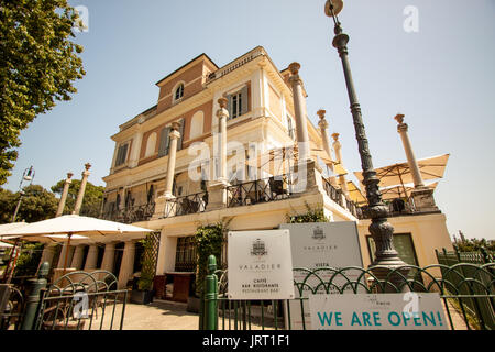 Restourant Bar Casina Valadier in der Villa Borghese, Pincio del Belvedere - Rom Stockfoto