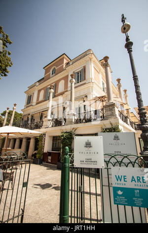 Restourant Bar Casina Valadier in der Villa Borghese, Pincio del Belvedere - Rom Stockfoto