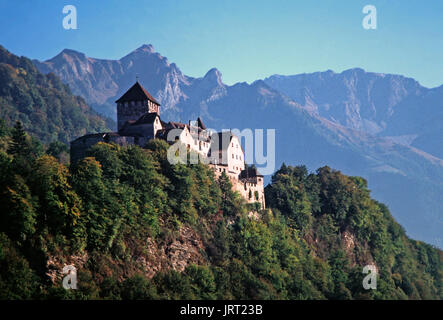 Schloss Vaduz, Liechtenstein Stockfoto