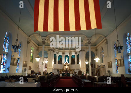 Die römisch-katholische Kirche St Mary, New York, USA Stockfoto