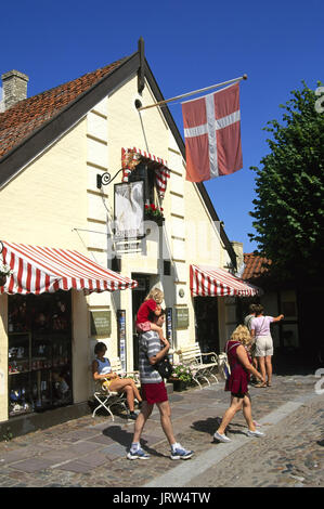 Souvenirshop im HC Andersen-Museum, Odense, Fünen, Dänemark, Skandinavien, Europa Stockfoto