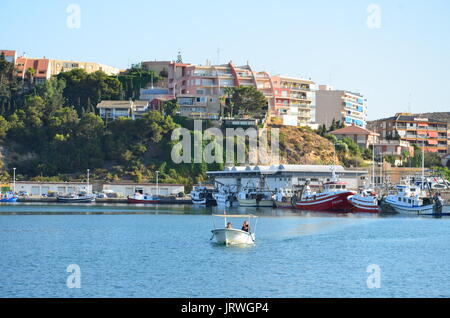 Hafen von Mazarrón, Murcia. Spanien Stockfoto