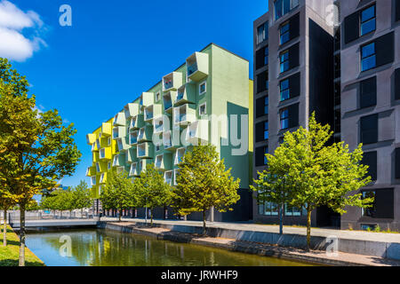 Moderne Wohnungen in Orestad Stadtteil von Kopenhagen Dänemark Stockfoto