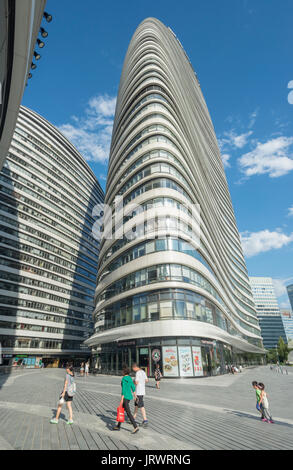 Wangjing Soho in Peking, China. Stockfoto