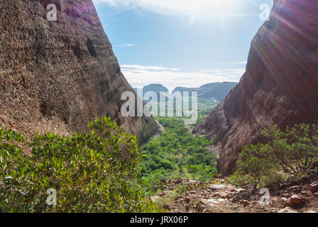 Tal Kata Tjuta Australien Stockfoto