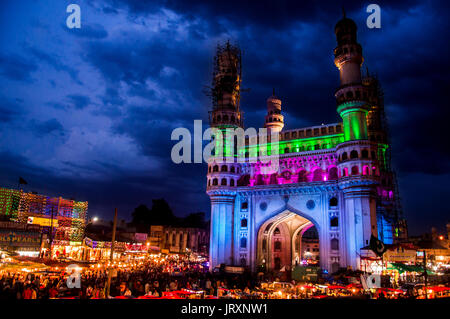 Charminar von Hyderabad Stockfoto