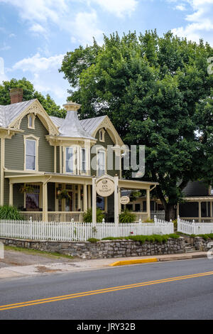 Das Gasthaus der Shenandoah, 138 East Main Street, Luray, Virginia Stockfoto