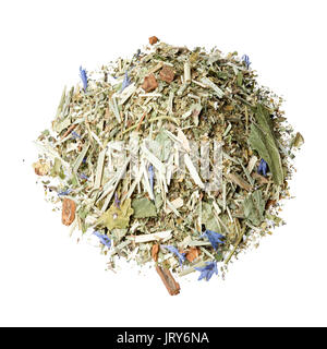 Kaffee Mischung aus Honeybush, Black verlässt, Zitronengras, frische Minze Stockfoto