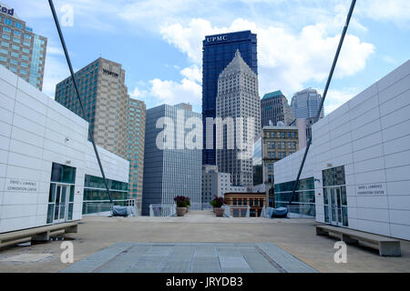 Dach der Der David L. Lawrence Convention Center, Pittsburgh, Pennsylvania, USA Stockfoto