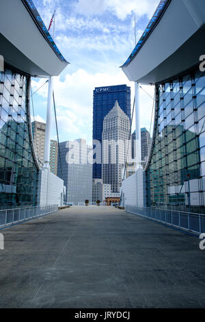 Dach der Der David L. Lawrence Convention Center, Pittsburgh, Pennsylvania, USA Stockfoto