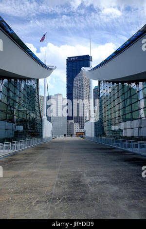 Dach der Der David L. Lawrence Convention Center, Pittsburgh, Pennsylvania, USA Stockfoto