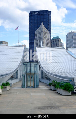 Dach der Der David L. Lawrence Convention Center, Pittsburgh, Pennsylvania, USA Stockfoto