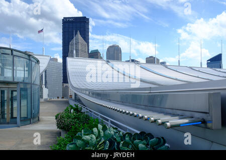 Dach der Der David L. Lawrence Convention Center, Pittsburgh, Pennsylvania, USA Stockfoto