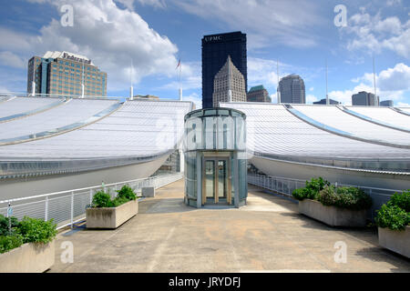 Dach der Der David L. Lawrence Convention Center, Pittsburgh, Pennsylvania, USA Stockfoto