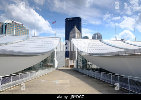 Dach der Der David L. Lawrence Convention Center, Pittsburgh, Pennsylvania, USA Stockfoto