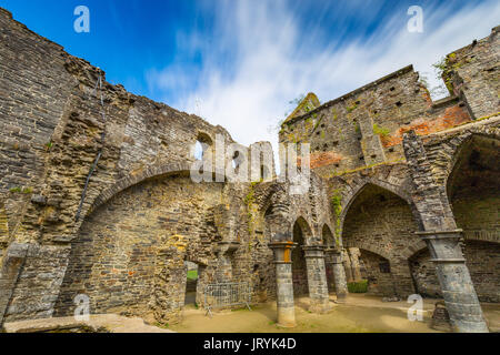 Ruinen der Zisterzienserabtei von Villers, Villers-la-Ville, Wallonisch Brabant, Wallonien, Belgien Stockfoto