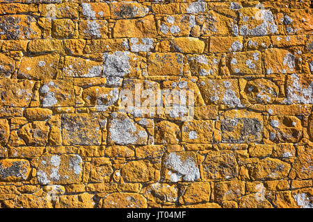 Die Mauer des alten San Miguael fort. Rocha, in der Nähe der brasilianischen Grenze, Uruguay Stockfoto