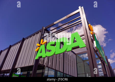 Die neuen Asda Stores in Northwich, Cheshire, England, UK. Stockfoto