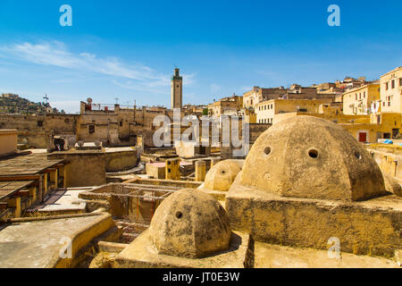 Souk Medina von Fes, Fes el Bali. Marokko, Maghreb Nordafrika Stockfoto