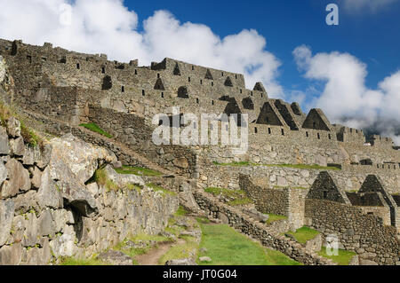 Peru, Machu Picchu verloren alte Inka-Stadt Stockfoto