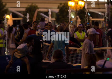 Skopje, Mazedonien. 7Th august 2017, 19:00 (GMT+2) Mazedonien, Skopje, Mazedonien. Tag vor Real Madrid gegen Manchester United: 2017 UEFA Super Cup match Credit: Dragan ristovski/alamy leben Nachrichten Stockfoto