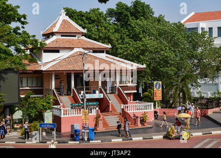 Rikscha (Rikscha) in UNESCO World Heritage Malacca, Malaysia Stockfoto