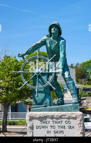 Gloucester Fisherman's Memorial, in Gloucester, Massachusetts Stockfoto