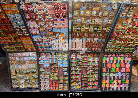 Straßenmarkt entlang Jonker Street, Malacca, Malaysia Stockfoto