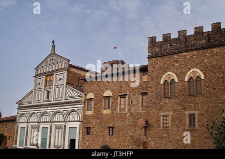 Kirche von San Miniato al Monte, Florenz, Italien Stockfoto