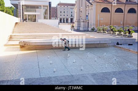 Rom, Italien, Juli 2017 - Das Museum Ara Pacis in Centro Storico Bezirk Stockfoto