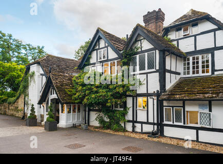 Ockenden Manor Hotel und Spa, ein ehemaliger elisabethanische Herrenhaus in Cuckfield, West Sussex, England, UK. Stockfoto