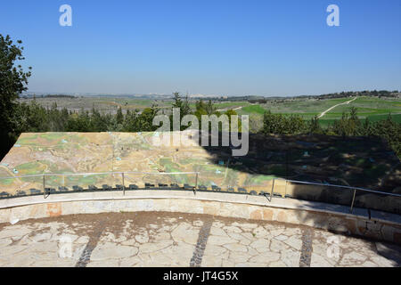 Modell der Burma Road in Israel. Stockfoto