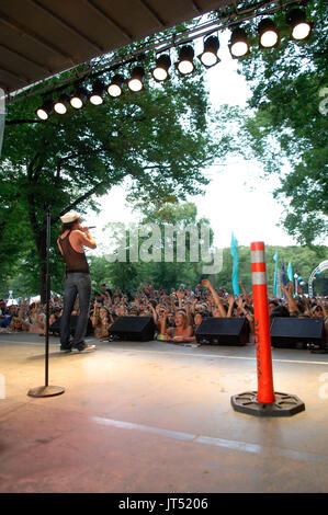 Mickey Avalon führt 2007 Lollapalooza Chicago, IL Stockfoto