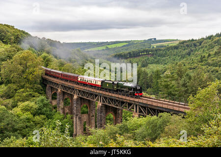 Die königlichen Herzogtums dämpfen über Largin Viadukt Stockfoto