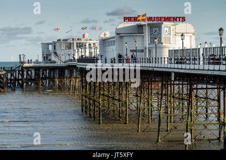 Pier in Worthing Worthing, West Sussex Stockfoto