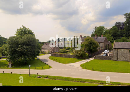 Tissington Dorf, Derbyshire Stockfoto