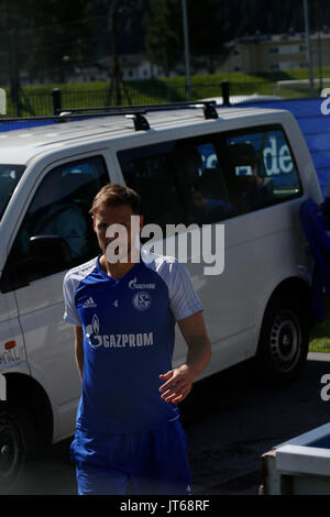 Benedikt Höwedes vor dem Training - Mittersill/Österreich Stockfoto