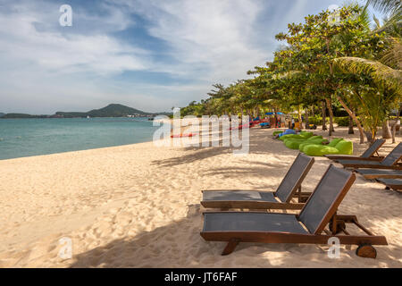 Maenam Beach oder Ao Menam, Hut Mae Nam, Koh Samui, Thailand Stockfoto