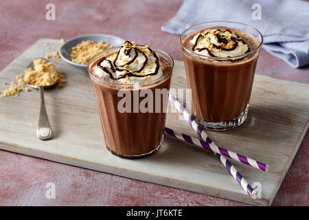 Peanut Butter Chocolate shake Stockfoto