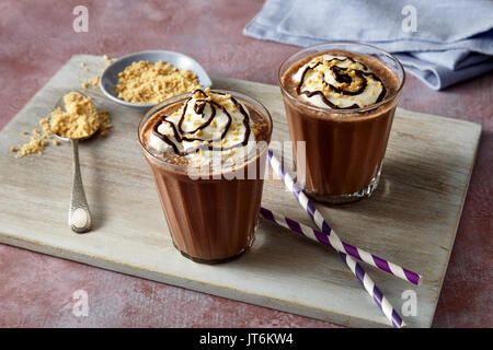 Peanut Butter Chocolate shake Stockfoto