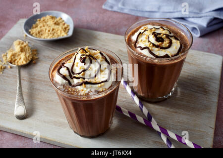 Peanut Butter Chocolate shake Stockfoto