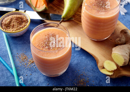 Ginger Melone moothie Stockfoto