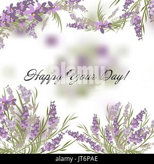 Vintage romantische Vektor der modischen Blumensträuße. Stock Vektor