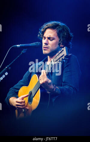 Cornbury Music Festival 2017 - Aufführungen mit: Jack Savoretti Wo: Oxford, Großbritannien Wann: 07 Aug 2017 Quelle: WENN.com Stockfoto