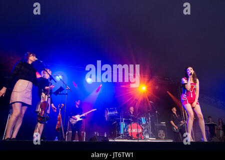 Cornbury Music Festival 2017 - Aufführungen Mit: Sophie Ellis-Bextor Wo: Oxford, Großbritannien Wann: 07 Aug 2017 Quelle: WENN.com Stockfoto